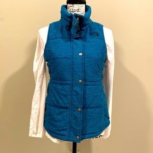 The north face woman’s vest teal extra small
